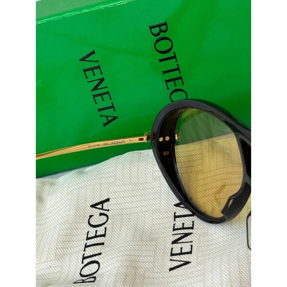 NEW Bottega Veneta BV1273S Drop Earring Sunglasses in Black - Picture 5 of 6